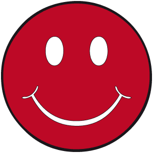 Bild eines roten Smileys
